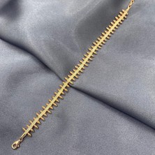 Jewel By Aila Çivi Model Rose Gold Kaplama Kadın Gümüş Bileklik