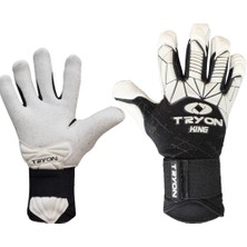 Tryon - Siyah-Beyaz Kaleci Eldiveni - Kıng
