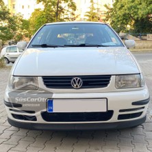 ŞüsCarOto Aksesuar Vw Polo Mk3 1994-2003 6n Uyumlu Üniversal Astra H Lip Esnek Ön Lip 2 Parça Tampon Altı Dil Karlık Ön Ek