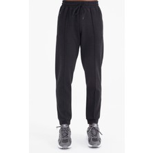 Air Jones Kırçıllı Siyah Jogger Erkek Eşofman Altı - 82113