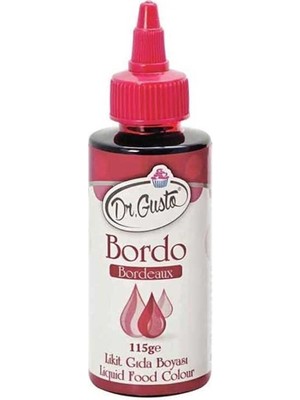 Dr. Gusto  Su Bazlı Likit Bordo 115  gr