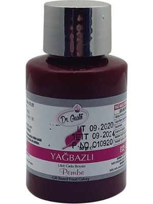 Dr. Gusto  Yağ Bazlı Likit Boya Pembe 50  gr