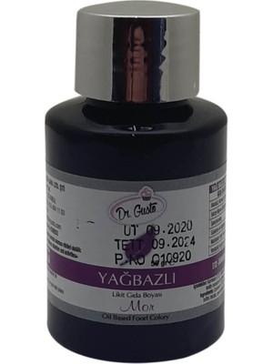 Dr. Gusto  Yağ Bazlı Likit Boya Mor 50  gr