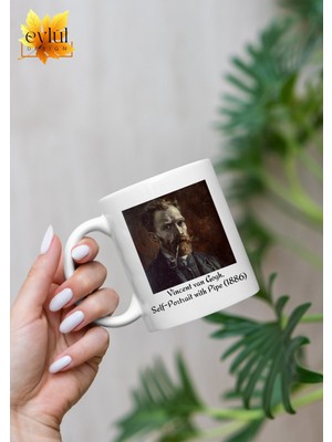 Eylül Design Vincent Van Gogh Eserler Özel Tasarım Baskılı Kupa Bardak - Hediye Kahve Bardağı