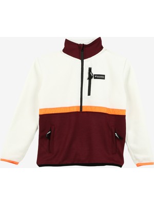 Discovery Expedition Beyaz Erkek Çocuk Dik Yaka Sweatshirt D3WB-SWT11