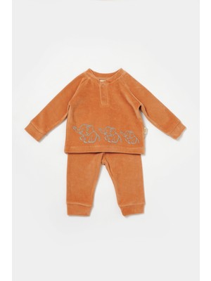 Baby Cosy Organik Kadife Alt&Üst Takım