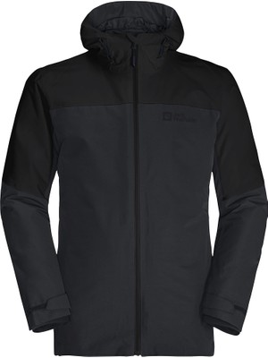 Jack Wolfskin Glaabach 3in1 Erkek Siyah Outdoor Ceketi