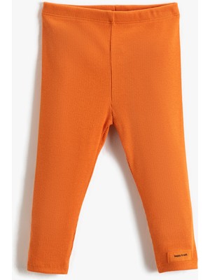 Koton Fitilli Basic Tayt Etiket Detaylı Beli Lastikli