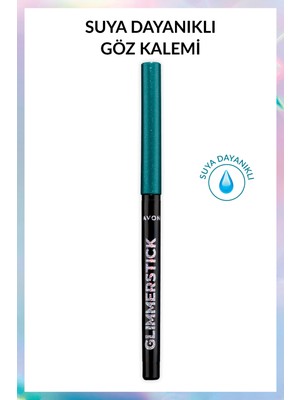 Avon Glimmersticks Pırıltılı Asansörlü Suya Dayanıklı Göz Kalemi Teal Sparkle