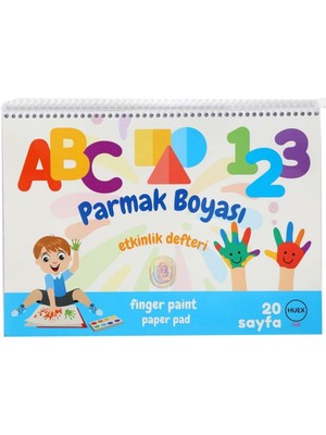 Parmak Boya Etkinlik Resim Defteri - Finger Paper Pad