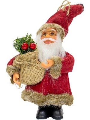 Dekorsende Mini Noel Baba 13 cm Kırmızı Keçe