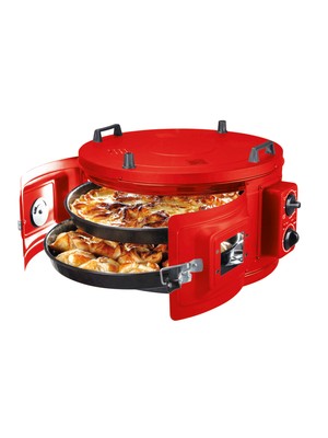 Itimat 1013 Termostatlı, Çift Tepsili Nostalji Yuvarlak Fırın