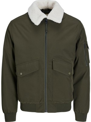 Jack & Jones Fonksiyonel Cepli Bomber Ceket - Bluclipper