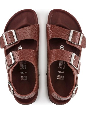 Birkenstock Mılano Nl Reptıle Emboss Exq Sandalet