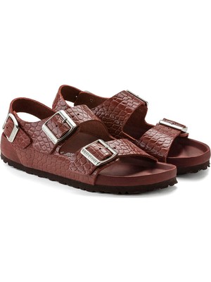 Birkenstock Mılano Nl Reptıle Emboss Exq Sandalet