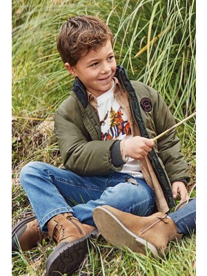 Mayoral Kışlık Erkek Dolgulu Mont Ceket Yeşil