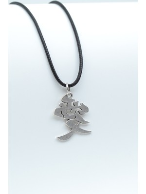 Had Safha Accessories Çin Aşk Sembolü Deri Ip Kolye