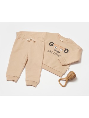 Baby Cosy Babycosy Organik Sweatshirt & Pantolon Takımı