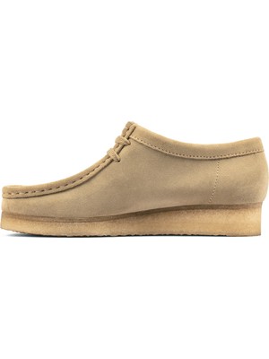 Clarks Süet Yeşil Kadın Düz Ayakkabı 26155545