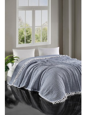 Casnack Sayina Model Indigo Çift Kişilik Pike 1600GR. 200X230CM