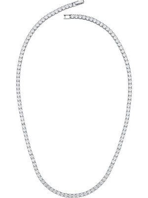 Merano Design 4mm Rhodum Su Yolu Kolye 50CM