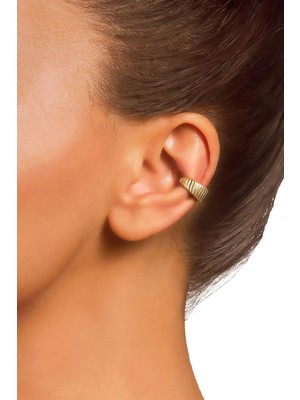 Joy of Jade Alexa Ear Cuff 1 Mikron Rodyum Kaplama (925 Ayar Gümüş Üzerine)