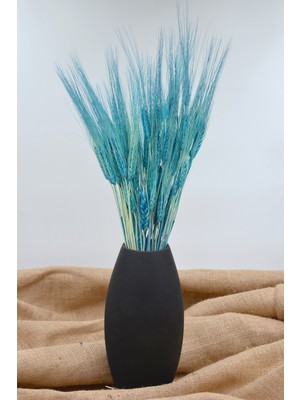 Dekora Çiçek Şoklanmış Başak (Buğday Başağı) - Mavi