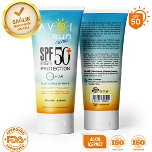 Avoi Sun 50 Spf Ultra Yüksek Koruma Sağlayan (YOĞUN LEKE) Karşıtı Ve (CİLT AYDINLATICI) Güneş Kremi 100ml