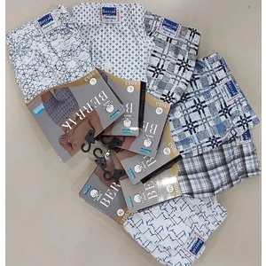 1053 Erkek Desenli Boxer Şort 12 Adet