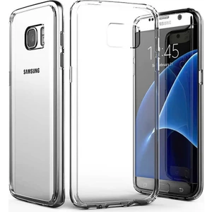 Samsung Galaxy S7 Edge Kamera Korumalı Süper Silikon Kılıf Ekran Koruyucu