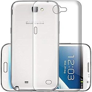 Samsung Galaxy Note 2 Kamera Korumalı Süper Silikon Kılıf Ekran Koruyucu