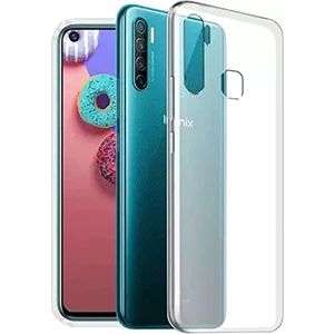 Infinix S5 Kamera Korumalı Süper Silikon Kılıf Ekran Koruyucu