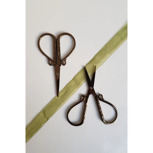 IOA Design Nişan Makası Bronz Renk 13x7 cm Özel Günler İçin Kullanıma Uygun