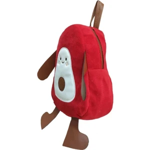 Daj Company Sevimli Avakado Desenli Küçük Boy Peluş Mini Erkek - Kız Çocuk Sırt ve Omuzda Kullanıma Uygun Çantası