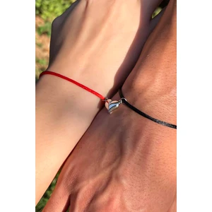 Trend Collection Mıknatıslı Birleşen Kalpler Sevgili Bilekliği Çift Bileklik