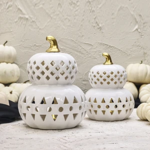 Halloween 23 LED Işıklı Obje Beyaz 24 cm
