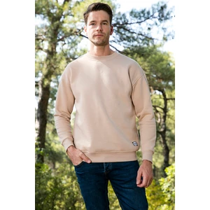 Regular Fit Bisiklet Yaka Pamuklu Içi Tüylü Yumuşak Şardonlu Sweat Erkek Sweat 5905255