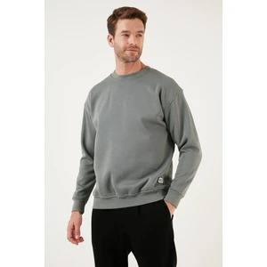 Regular Fit Bisiklet Yaka Pamuklu İçi Tüylü Yumuşak Şardonlu Sweat Erkek SWEAT 5905255