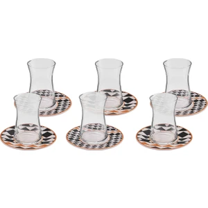 Enzo 6 Kişilik 12 Parça Çay Seti 165 ml