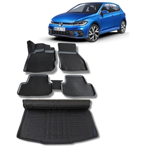 Yeni Volkswagen Polo Paspas Bagaj Havuzu Set 2021 Sonrası 3D Ultraflex Set
