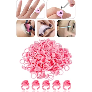 Kirpik Yüzüğü , Ipek Kirpik Kolay Volume Yapıştırıcı Yüzükleri