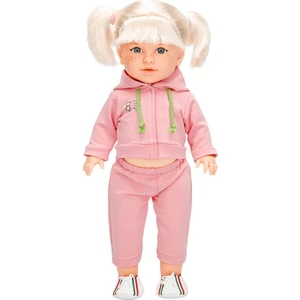 Dollz'n More Tina Sporty Bebek 45 Cm. - Açık Pembe Eşofmanlı