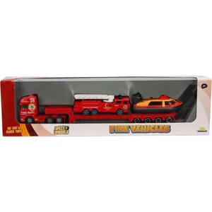 Maxx Wheels Üçlü Araç Seti - İtfaiye - Bot