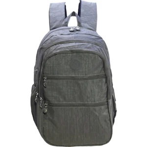 Klinkır Okul Çantası Lise Ortaokul Üniversite Hafif Kumaş Çok Cepli Kadın Sırt Çantası
