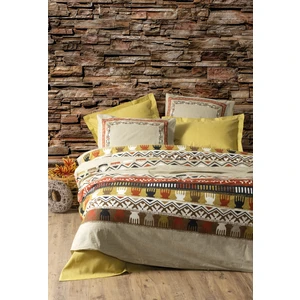 Cotton Box Ethnic Çift Kişilik Nevresim Takımı Magnus Hardal
