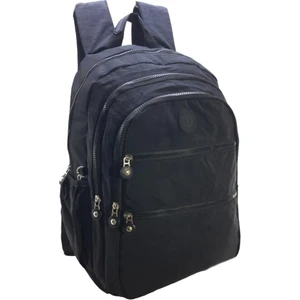 Klinkır Okul Çantası Lise Ortaokul Üniversite Hafif Kumaş Çok Cepli Kadın Sırt Çantası