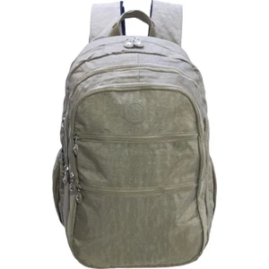 Klinkır Okul Çantası Lise Ortaokul Üniversite Hafif Kumaş Çok Cepli Kadın Sırt Çantası