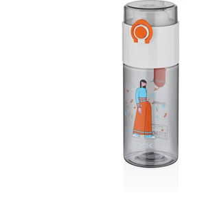Tkk 500ML Rahat Içim Kilitli Kapaklı Desenli Pipetsiz Süzgeçli Tritan Matara