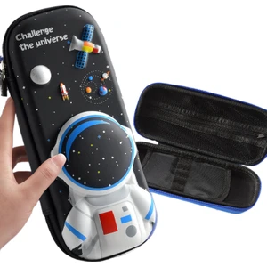 Horizon Store Çocuk 3D Üç Boyutlu Büyük Kapasiteli Üç Katmanlı Kalem Kutusu Kalem Çantası (Yurt Dışından)