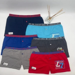 Çocuk Elastan Baskılı Boxer 3'lü